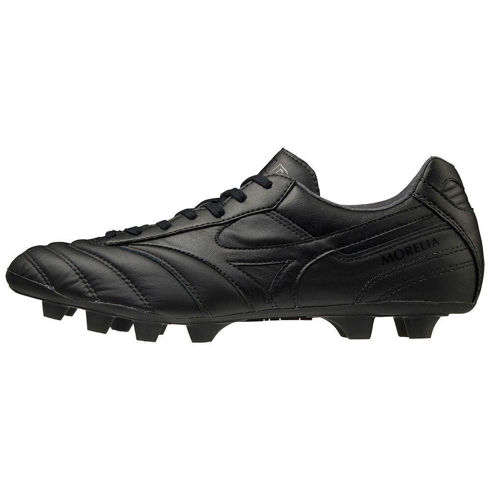 Mizuno Morelia II Elite - Erkek Krampon - Siyah Türkiye (RBIZFC-936)